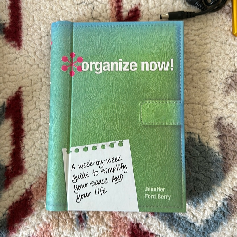 Get organized now book